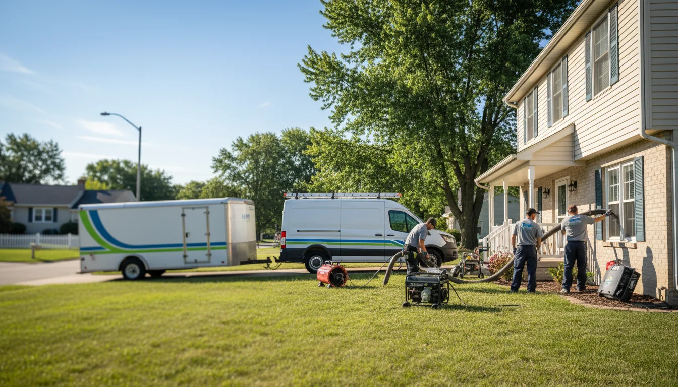 Flooded Basement Restoration And Cleanup With Repair in Garden, MI near me